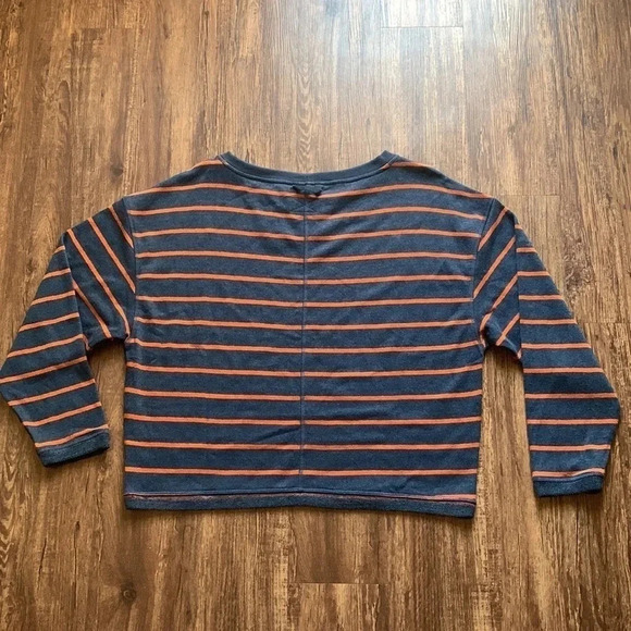PrAna Women’s Striped Cozy Up Polmdale Sweater Top Size Medium NWT - Picture 3 of 11